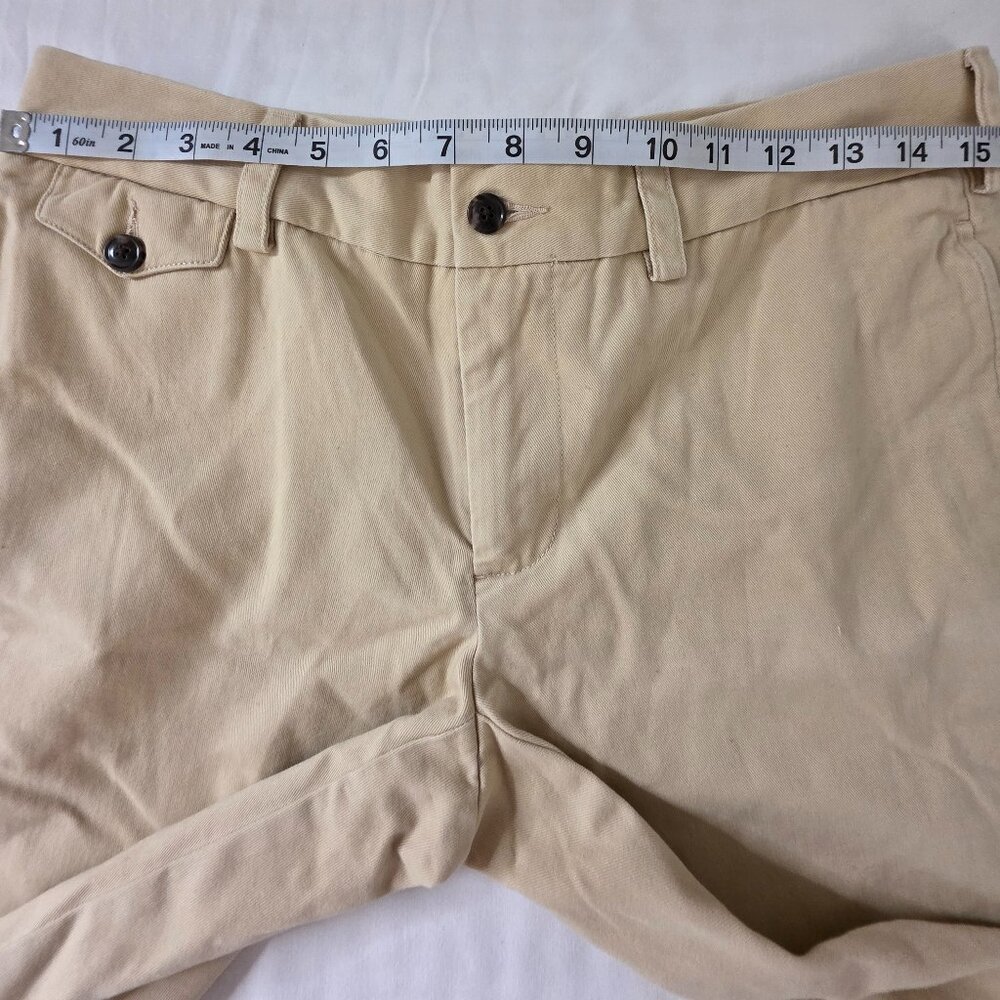 Polo Ralph Lauren Sport Khaki Chino Shorts Beige Bermuda Women's, Size 4 - Picture 3 of 8